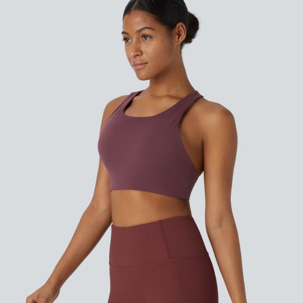 Halara Softlyzero Plush Low Support Asymmetric Ba… - image 3